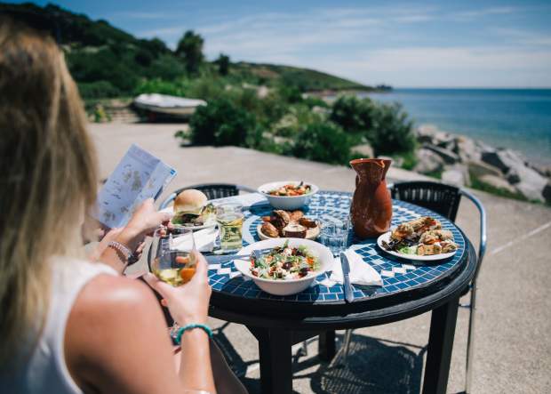 Dining at Dibble & Grub on St. Mary's