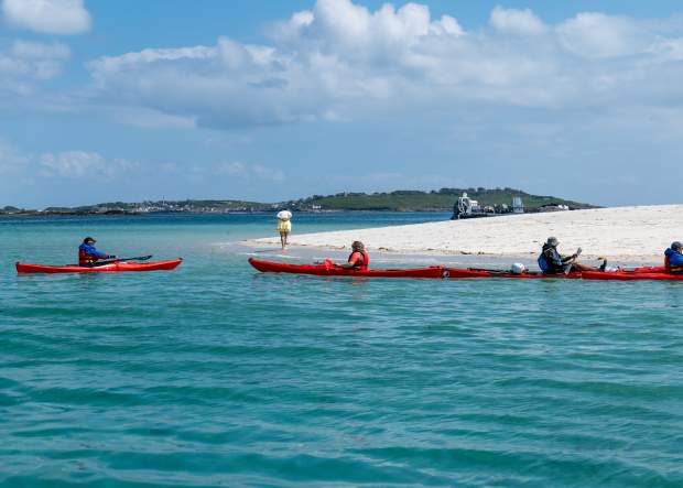 Kayaking on St. Martin's