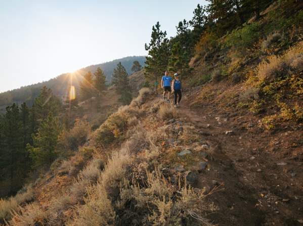 Couple Hiking on Casper Mountain