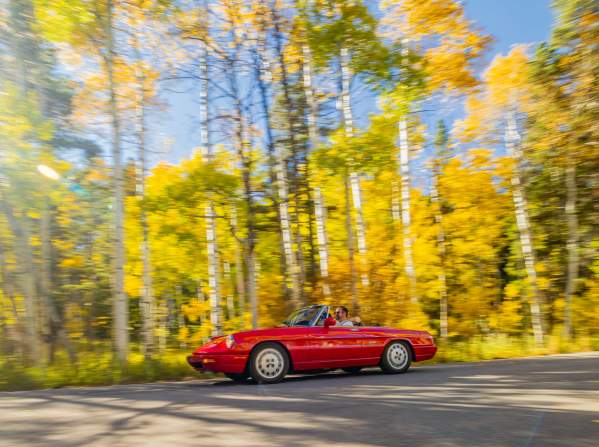 Scenic drive on Casper Mountain