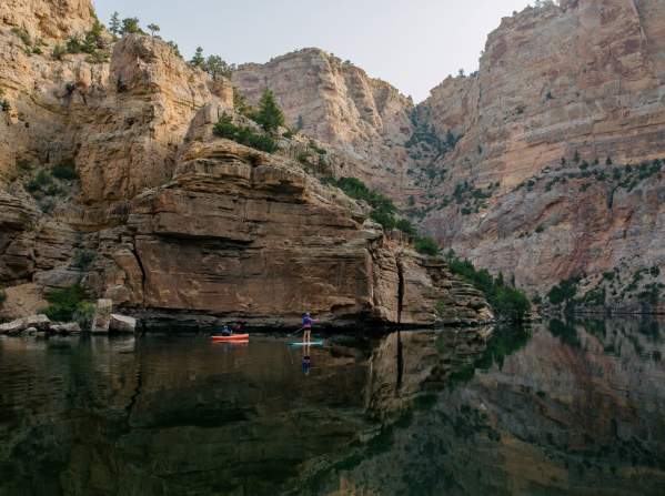 Kayaking Fremont Canyon