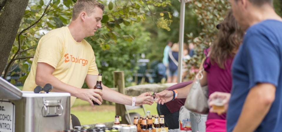 Outdoors at the Odessa Brewfest