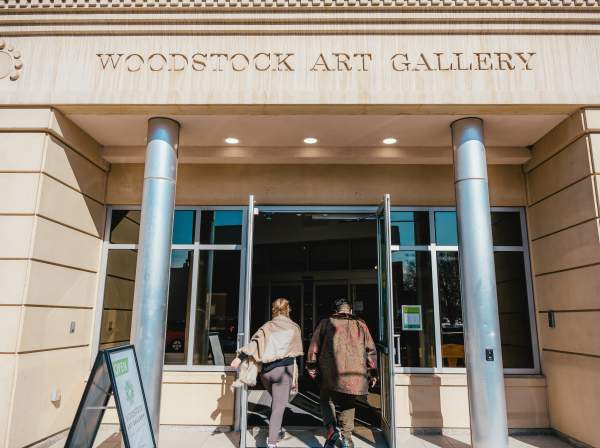 Woodstock art gallery winter