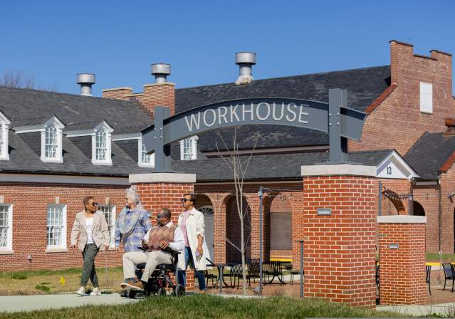Active Seniors - Workhouse Arts Center Sign - Lorton - Accessible
