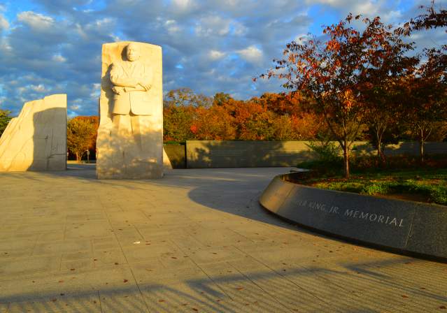 Martin Luther King Jr. Memorial - Washington DC - MLK - Holidays - Fall - Foliage- OBVFX