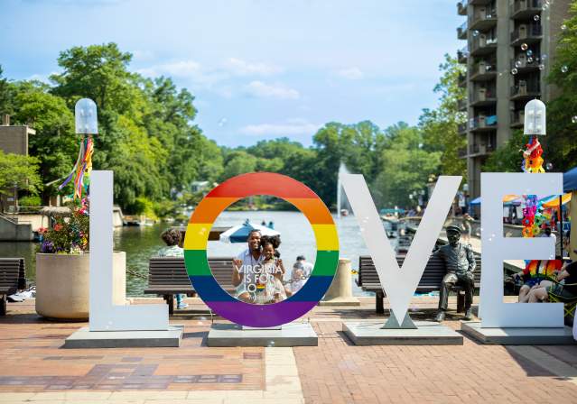 Pride LOVE - Reston - Lake Anne Plaza - LoveWorks - LGBT