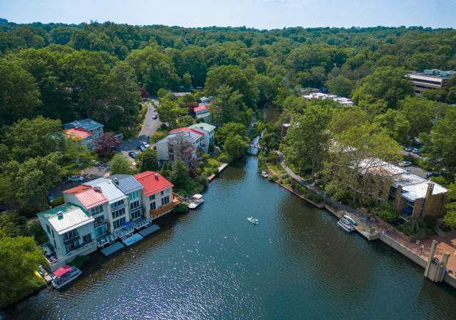 Lake Anne - Reston - Aerial - April Greer - Landscapes