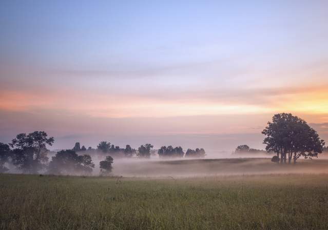 Manassas National Battlefield Park - Sunset - Civil War