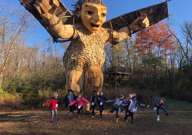 Aullwood Troll with Kids