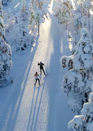 Skitur på Lygna i Øst-Norge