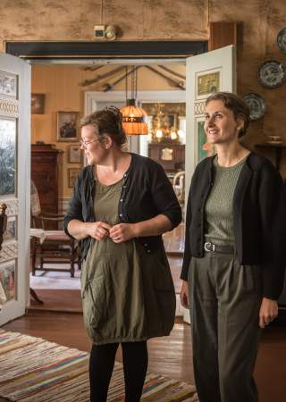 Omvisning på Gjøvik gård med Mjøsmuseet - Spisestua