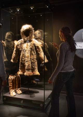 Snapshot fra utstillingen "Ukjent landskap" på Anno Norsk utvandrermuseum