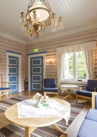 Peisstue hos Gravberget gård i Finnskogen