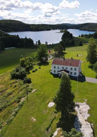 Dronebilde fra Ingelsrud Gård