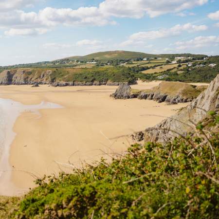 Three Cliffs Bay