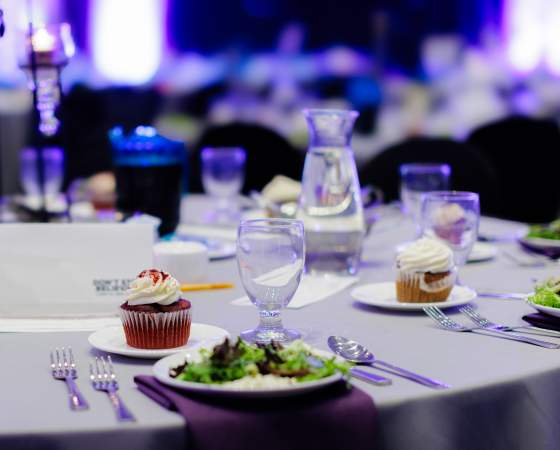 Photo of catered food