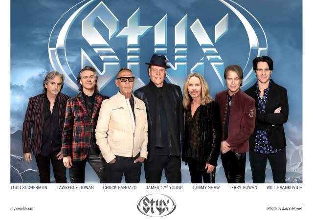 STYX, March 24th at 7:30 PM, Buddy Holly Hall in Lubbock, TX