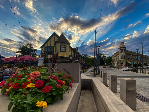 Friday night in the village