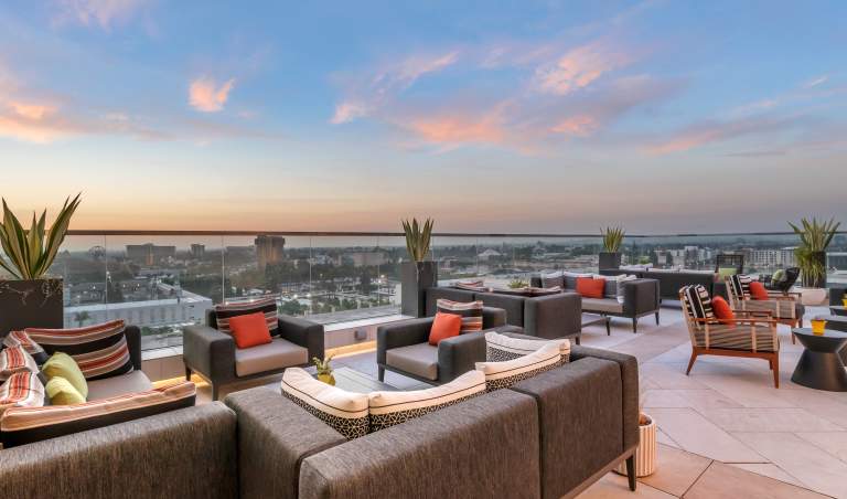 Parkestry Rooftop Bar at JW Marriott, Anaheim Resort
