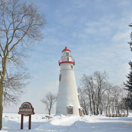 Marblehead Lighthouse Winter