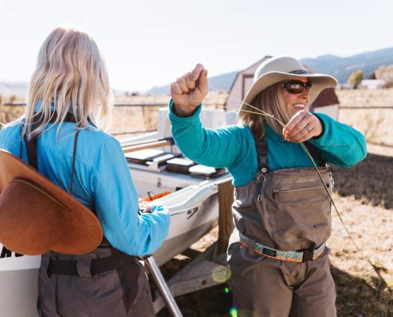 fall womens flyfishing kcooney