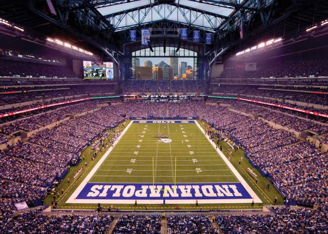 Indianapolis Colts Game at Lucas Oil Stadium.