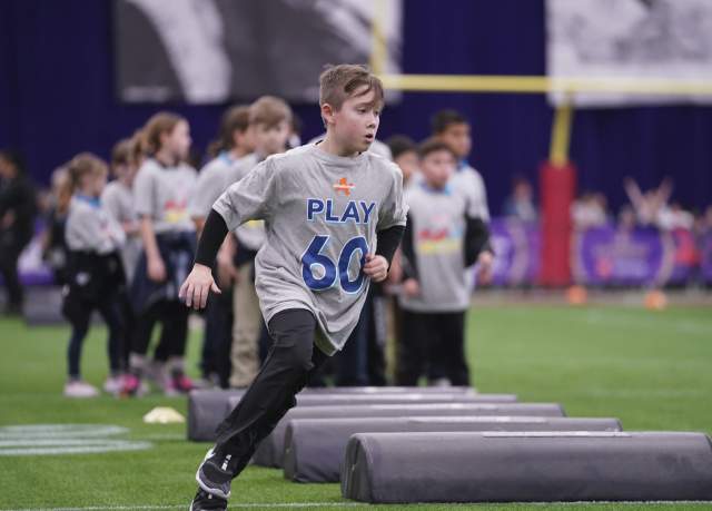 Children Enjoy the NFL Experience - Super Bowl LVIII