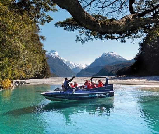 Jet Boat on Dart River Glenorchy