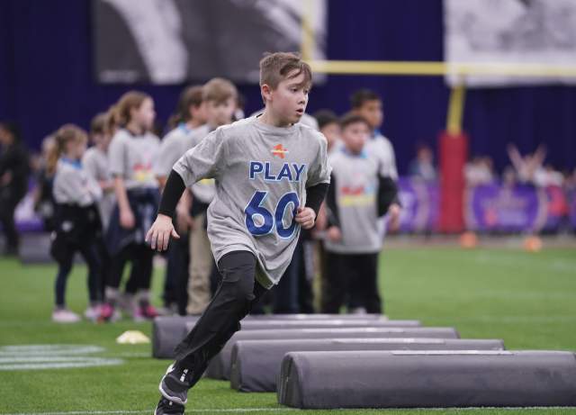 Children Enjoy the NFL Experience - Super Bowl LVIII