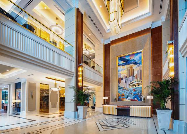 Higgins Hotel Lobby