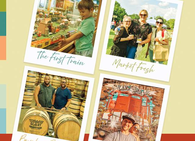 Cover collage of images of a variety of people enjoying activities in Clarksville, Tennessee.