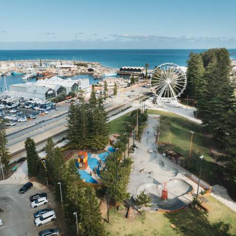 Fremantle Drone Shot