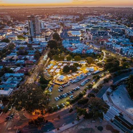 Aerial view of Subiaco