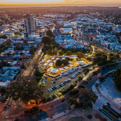 Aerial view of Subiaco