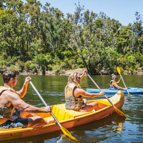 Kayak the waterways near Dwellingup