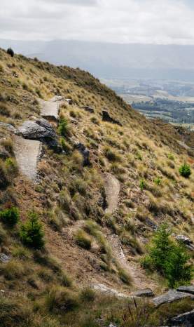 A track preview of Natural Selection Bike Aotearoa on Mt Dewar