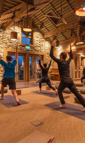 Yoga at Camp Glenorchy