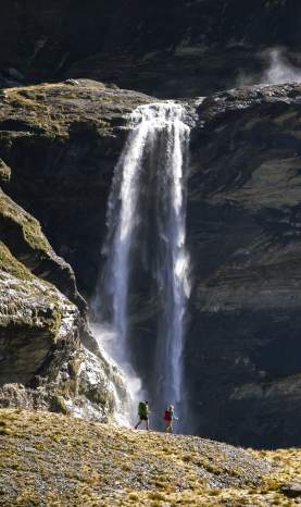 Hiking Earnslaw Burn in Summer