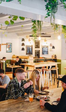 Interior of Canyon Brewing Restaurant