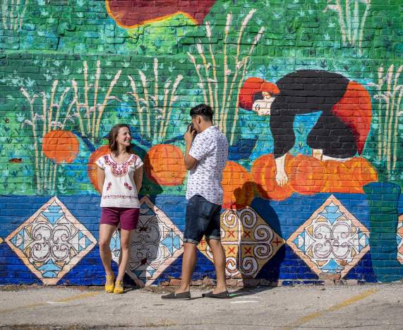 Hmong Storycloth Mural