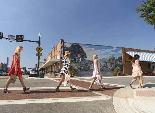 Shopping on Main Street