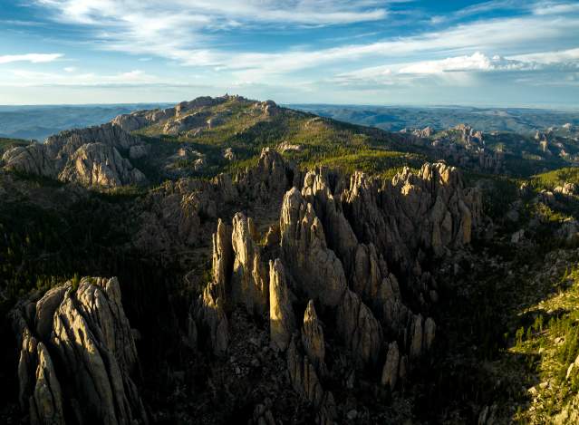 A view of Custer State Park