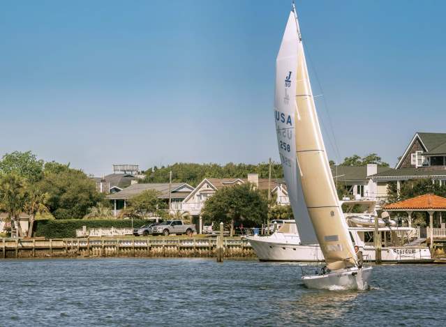 Sailing in Wrightsville Beach
