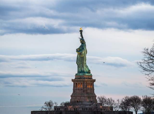 Statue of Liberty in New York Harbor page