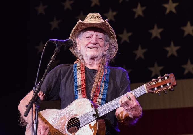 Willie Nelson performs at 4th of July Picnic Circuit of The Americas in austin texas