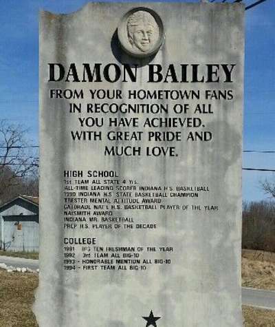 Damon Bailey Limestone Statue
