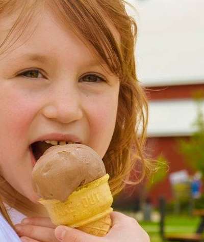 Girl with Ice cream cone