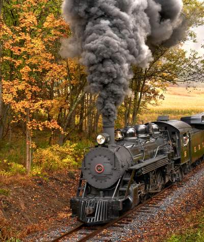 East Broad Top Railroad #16 in Fall