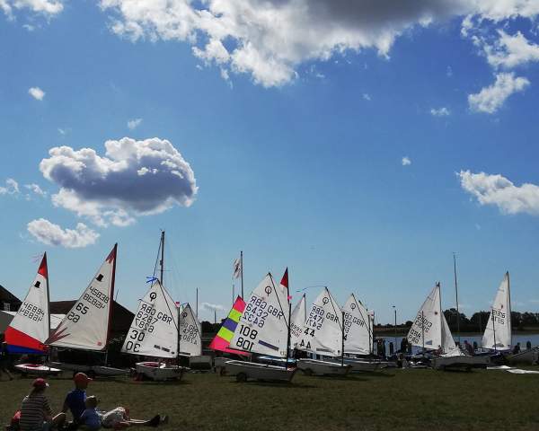 A view of sailing boats from Bosham Quay