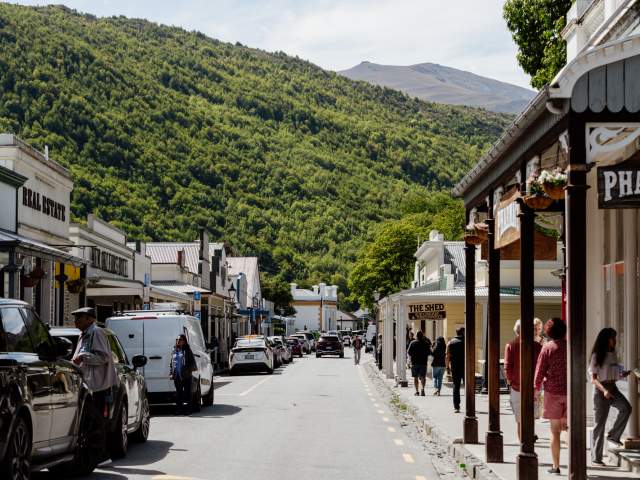 Quaint streets of Arrowtown